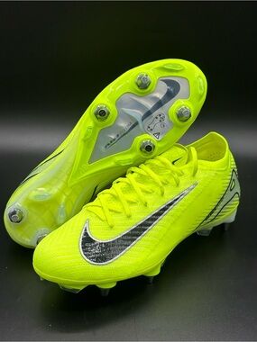Nike Mercurial Vapor Metal Soccer Cleat Yellow Black Men's HF2454-700 Size 6